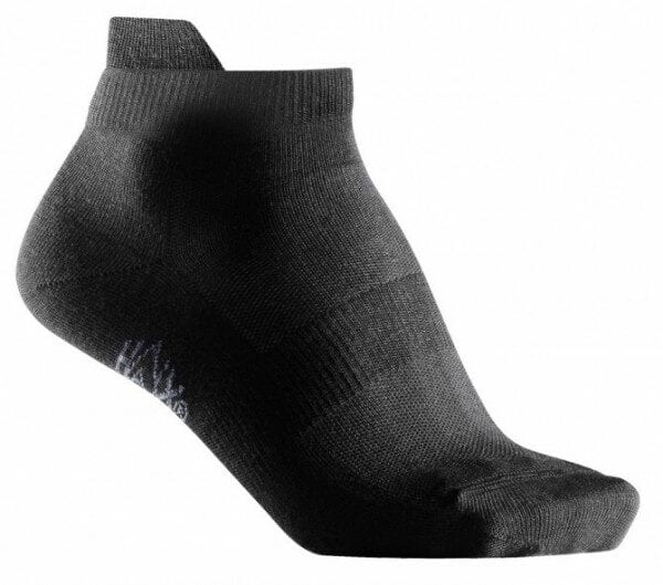 A single no show black ankle length socks